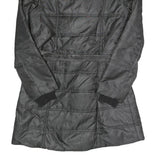 ARMANI EXCHANGE Womens Black Quilted Jacket M Polyester Belted Zip Closure