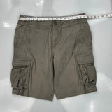 Tommy Hilfiger Cargo Shorts - 33W 10L Grey Cotton