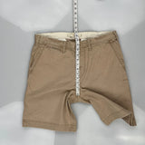 Polo By Ralph Lauren Chino Shorts - 35W 10L Beige Cotton