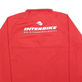 NIKE Mens Red Dri-FIT 1/4 Zip Sweatshirt XL Football Club Training Top