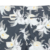 LEVI'S Mens Shorts Blue Floral Pattern 2XL W44 Cotton Blend Casual Summer
