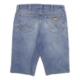 WRANGLER Mens Denim Blue Casual Shorts XL W34 Classic Fit Cotton Blend