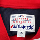 Cardinals Majestic Windbreaker - Medium Red Polyester