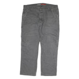 DICKIES Mens Regular Fit Grey Denim Jeans W40 L30 Workwear Durable Zip