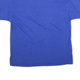 CHAMPION Mens Blue Graphic T-Shirt XL Short Sleeve Crew Neck Cotton Blend