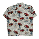 Pineapple Connection Graphic Hawaiian Shirt - Medium Multicoloured Viscose