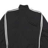 ADIDAS Mens Black & White Track Jacket XL Polyester Zip Sportswear