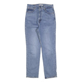 LEVI'S Womens Slim Blue Denim Medium Wash Jeans W28 L29 Classic Cotton Blend Zip