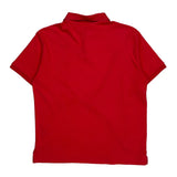 Polo By Ralph Lauren Slim Fit Polo Shirt - Medium Red Cotton