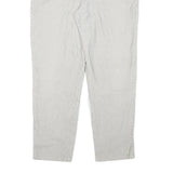 CHEROKEE Mens Relaxed Cotton Blend White Zip Trousers W36 L30 Casual Wear