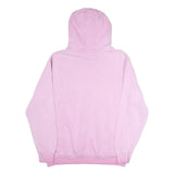 HARD ROCK CAFE Womens Pink Hoodie L Cotton Pullover Sacramento Print Casual