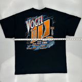 Justin Vogel Gildan Nascar T-Shirt - XL Black Cotton
