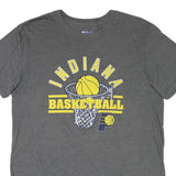 NBA Mens Grey Indiana Basketball Graphic T-Shirt M Short Sleeve Crew Neck