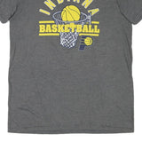 NBA Mens Grey Indiana Basketball Graphic T-Shirt M Short Sleeve Crew Neck