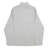 CALVIN KLEIN Mens Grey Pullover Plain Crew Neck Basic Knit 2XL Cotton Jumper