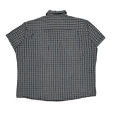 Carhartt Checked Short Sleeve Shirt - 3XL Blue Cotton
