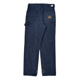 Excel Workwear Carpenter Pants - 33W 32L Blue Cotton Blend