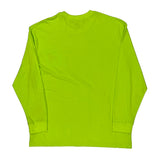 Dickies Long Sleeve T-Shirt - XL Yellow Cotton