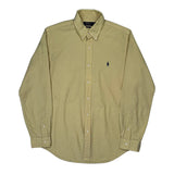 Polo By Ralph Lauren Shirt - Medium Yellow Cotton
