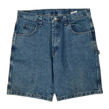 Wrangler Carpenter Shorts - 36W 10L Blue Cotton