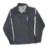 Nike Windbreaker - Large White Polyester