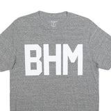 CHAMPION Mens Grey BHM Graphic T-Shirt M Short Sleeve Crew Neck Casual Cotton