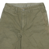 CARHARTT Mens Shorts Green Casual M W28 Cotton Blend Classic Fit