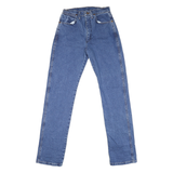 WRANGLER Womens Blue Slim Slim Straight Denim Medium W28 L33 Slim Fit Jeans