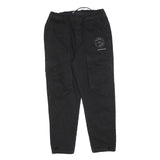 ZARA Mens Cotton Blend Black Regular Fit Straight Trousers W30 L26 Casual
