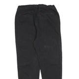 ZARA Mens Cotton Blend Black Regular Fit Straight Trousers W30 L26 Casual