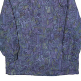 RUDOLF SCHERER Womens Blue Quilted Jacket L Polyester Blend Zip Casual Outerwear