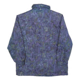 RUDOLF SCHERER Womens Blue Quilted Jacket L Polyester Blend Zip Casual Outerwear