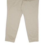 DICKIES Mens Cotton Blend Beige Regular Fit Straight Leg Trousers W46 L31