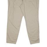 DICKIES Mens Cotton Blend Beige Regular Fit Straight Leg Trousers W46 L31