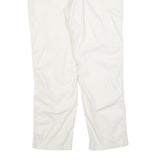 CARHARTT Mens Cotton Blend White Relaxed Straight Trousers W38 L32 Workwear