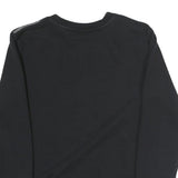 FILA Mens Black Sweatshirt Crew Neck S Logo Printed Cotton Blend Pullover