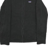 PATAGONIA Womens Black Fleece Jacket L Polyester Zip Outdoor Casual Warm
