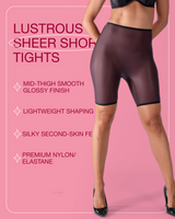 Lustrous Sheer Short Tights