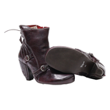 TIGERS Ankle Boots Purple Leather Womens UK 7