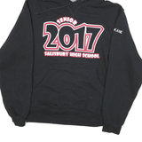 RUSSELL ATHLETIC Mens Black Senior 2017 Salisbury High School Hoodie S