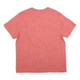 CHAMPION Mens Red Jersey L Short Sleeve Crew Neck Logo T-Shirt Casual