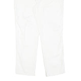 TRUSSARDI Womens White Regular Fit Straight Denim Jeans Cotton Blend Zip W30 L25