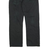LEVI'S 752 Mens Black Regular Straight Denim W30 L27 Classic Cotton Zip Jeans