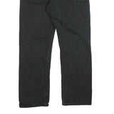 LEVI'S 752 Mens Black Regular Straight Denim W30 L27 Classic Cotton Zip Jeans