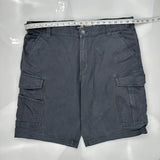 Relaxed Fit Carhartt Cargo Shorts - 38W 11L Gray Cotton