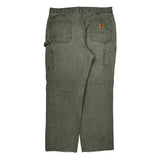 Carhartt Carpenter Pants - 38W 32L Green Cotton