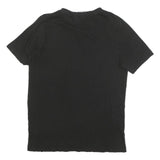 PUMA Mens Black Graphic T-Shirt S Short Sleeve Crew Neck Sport Casual