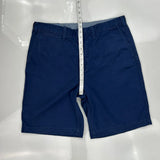 Polo By Ralph Lauren Chino Shorts - 36W 10L Blue Cotton