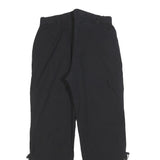 TREVOLUTION Womens Polyester Black Regular Fit Straight Leg Trousers W28 L28