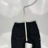 Dickies Cargo Trousers - 29W 27L Black Cotton